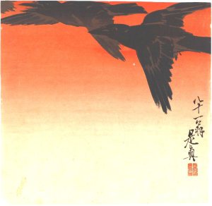 crows-fly-by-red-sky-at-sunset-1880